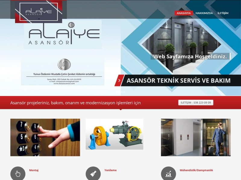 Alaiyeasansor Web Tasarım