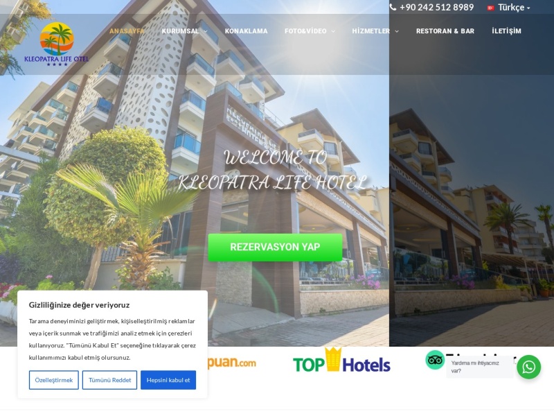 Kleopatralife Web Tasarım