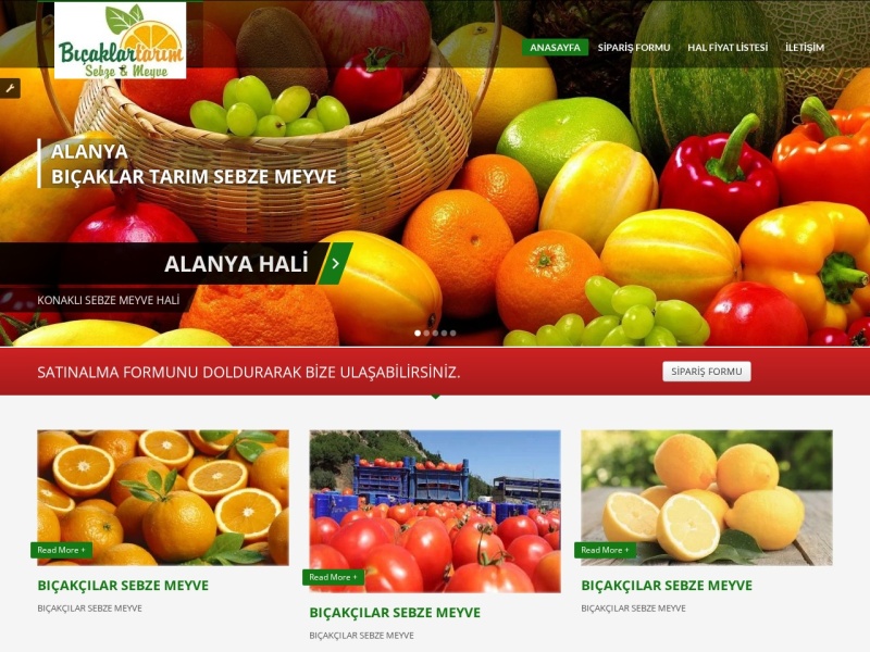 Sebzemeyveburada Web Tasarım